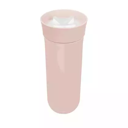 Koziol Safe To Go láhev na vodu - 700 ml, queen pink/white 