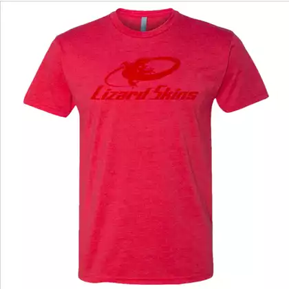 LIZARD SKINS SUBTLE LOGO klasické tričko Červené