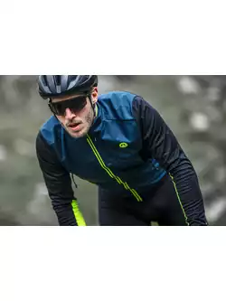 ROGELLI CADENCE Zimní pánský cyklistická bunda modrá, černá