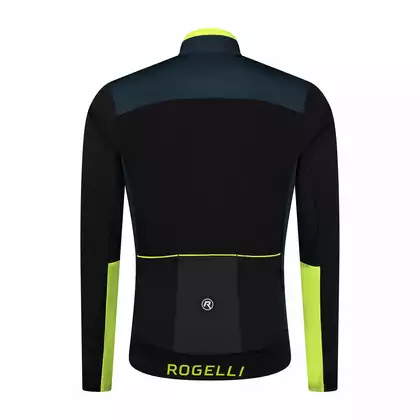 ROGELLI CADENCE Zimní pánský cyklistická bunda modrá, černá