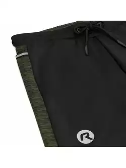 ROGELLI CAMO pánské zimní běžecké kalhoty, černé