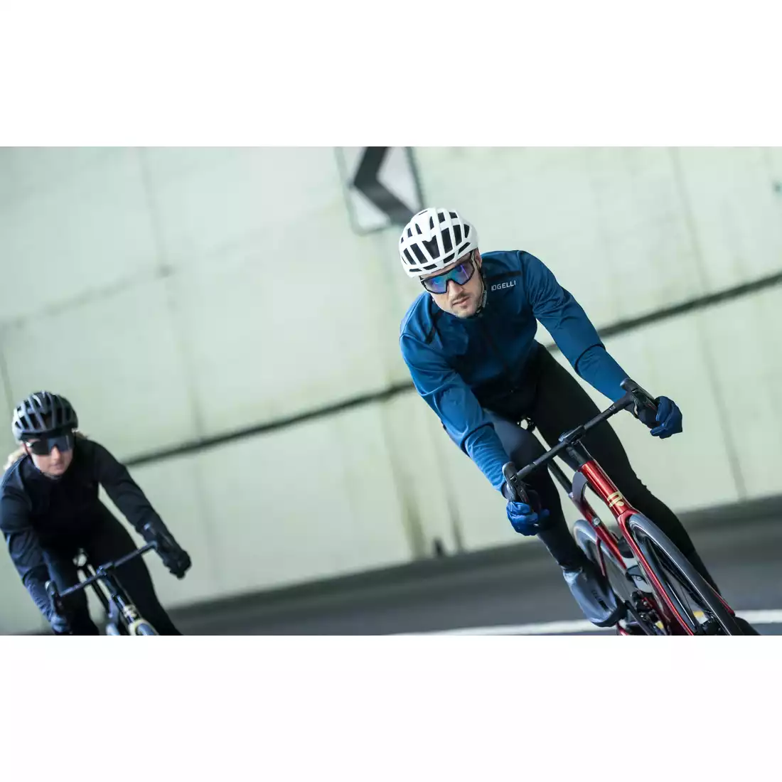 ROGELLI CORE pánská zimní cyklistická bunda, tmavě modrá