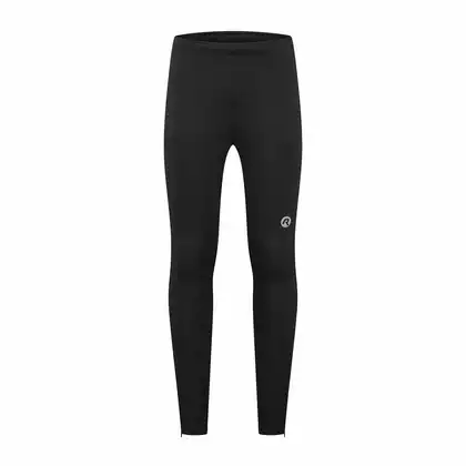 ROGELLI CORE pánské zimní běžecké kalhoty černo-fluorové