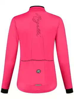 ROGELLI ESSENTIAL dámská zateplená cyklistická bunda růžová
