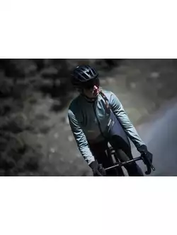 ROGELLI FARAH dámská zimní cyklistická bunda, zelená