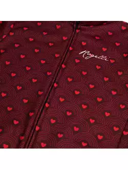 ROGELLI HEARTS dámská zimní cyklistická bunda, Červené