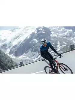 ROGELLI SPHERE pánská zimní cyklistická bunda, Černá a modrá