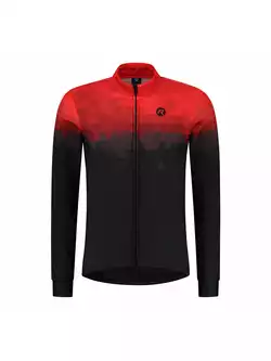 ROGELLI SPHERE pánská zimní cyklistická bunda, černá a červená