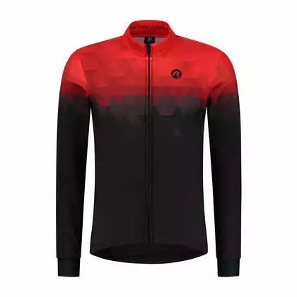 ROGELLI SPHERE pánská zimní cyklistická bunda, černá a červená