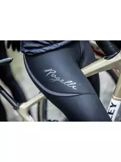 Rogelli DEEP WINTER dámské zateplené cyklistické kalhoty se šlemi, černá