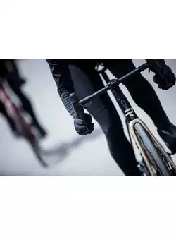 Rogelli ESSENTIAL dámské zimní cyklistické rukavice, černá