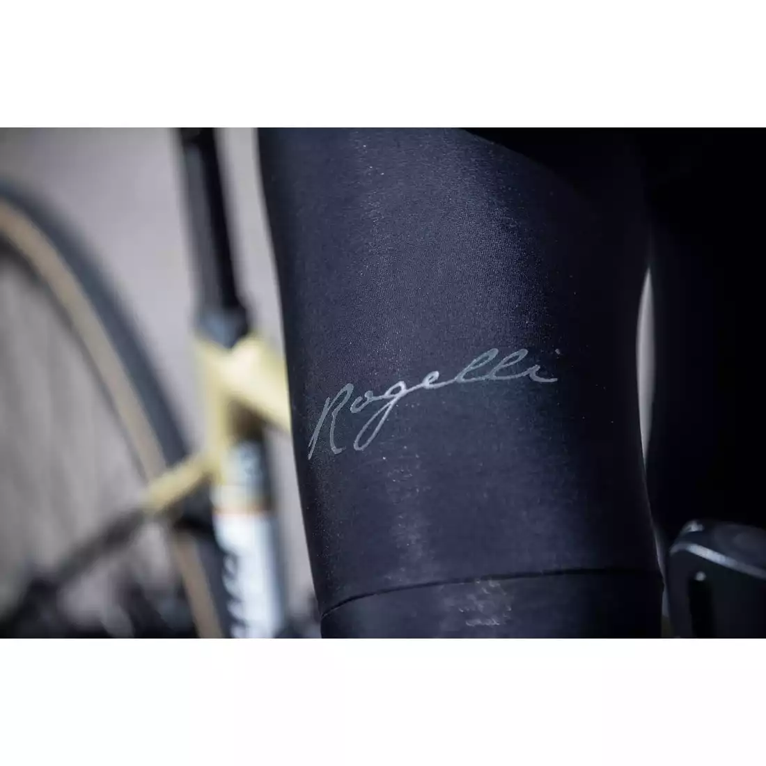 Rogelli ULTRACING dámské zateplené cyklistické kalhoty se šlemi, černá
