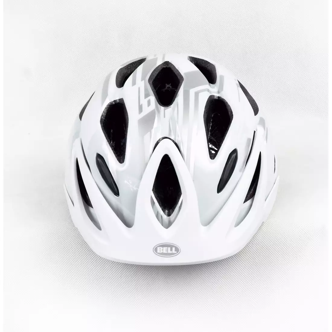BELL INDY - cyklistická přilba, bílá a stříbrná