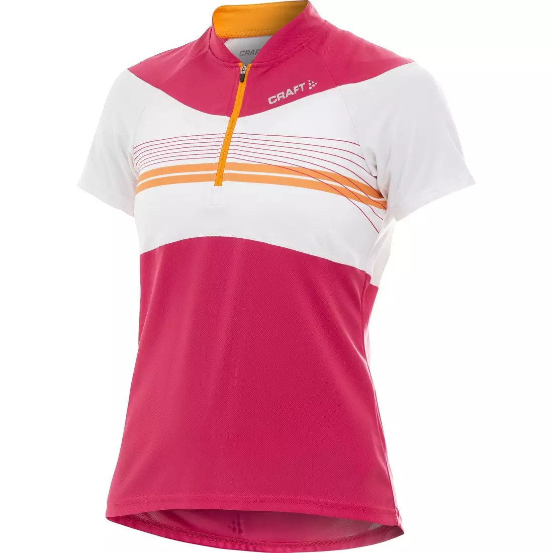 CRAFT ACTIVE BIKE - dámský cyklistický dres 1901942-2477, barva: bílá a růžová