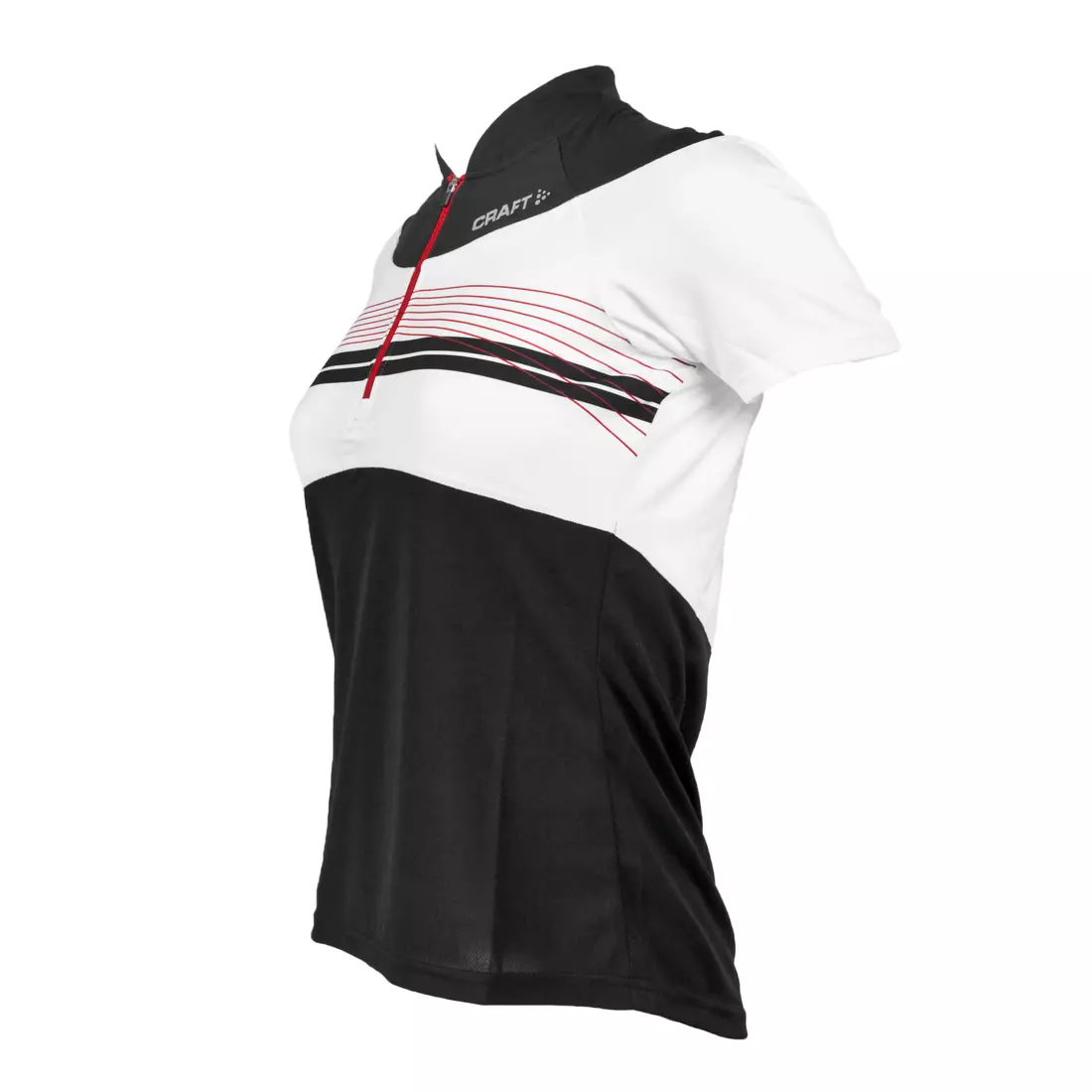 CRAFT ACTIVE BIKE - dámský cyklistický dres 1901942-9900, barva: bílá a černá