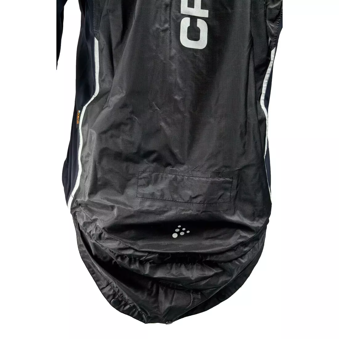 CRAFT ELITE BIKE - nepromokavá pánská cyklistická bunda 1902576-9900, barva: černá