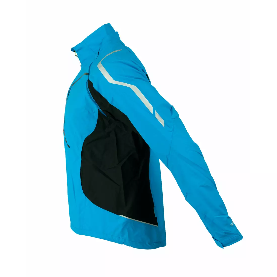 Cyklistická bunda SHIMANO HYBRID, odnímatelné rukávy, modrá CWJATSMS12MH