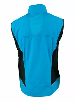 Cyklistická bunda SHIMANO HYBRID, odnímatelné rukávy, modrá CWJATSMS12MH