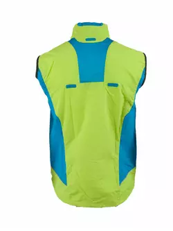 Cyklistická bunda SHIMANO HYBRID, odnímatelné rukávy, zelená CWJATSMS12MR