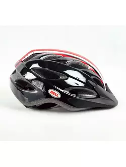 Cyklistická přilba BELL PISTON, černo-červená