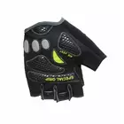 Cyklistické rukavice POLEDNIK RS černo-zelené