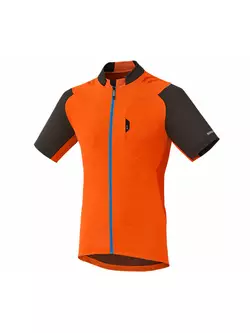 Cyklistický dres SHIMANO EXPLORER, oranžový CWJSTSMS21ME