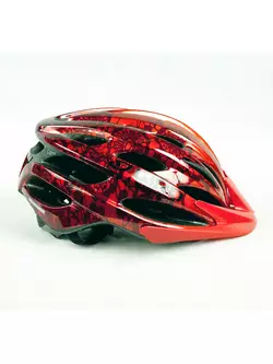 Dámská cyklistická přilba GIRO VERONA červená / grafika