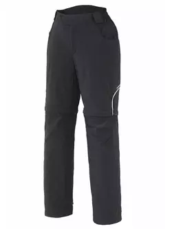 Dámské cyklistické kalhoty SHIMANO TOURING W'S CONVERTIBLE, odnímatelné nohavice, černé, CWPATSMS16WL