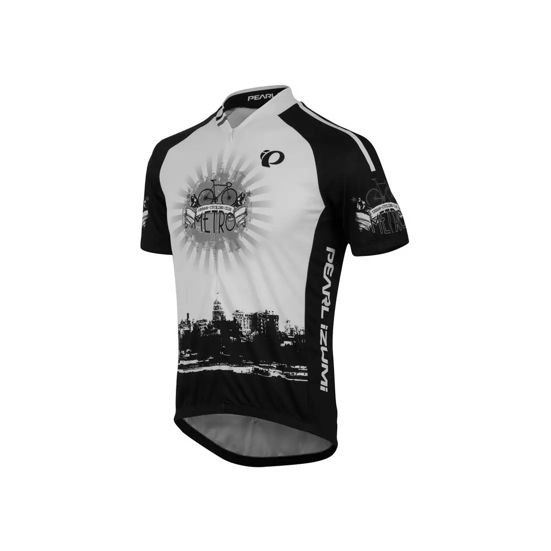 PEARL IZUMI - 0705-4IY SELECT LTD - pánský cyklistický dres, barva: Bílá a černá