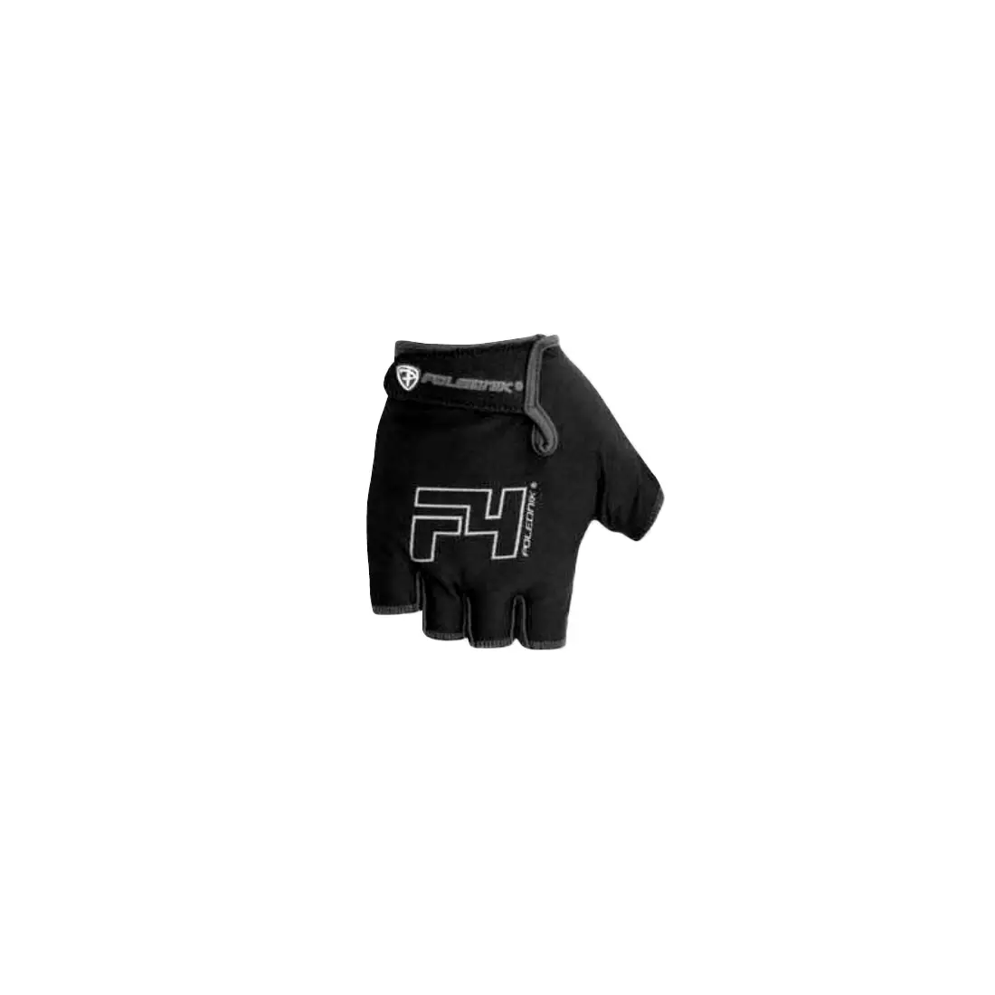 POLEDNIK F4 NEW14 cyklistické rukavice, černé