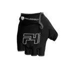 POLEDNIK F4 NEW14 cyklistické rukavice, černé