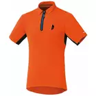Pánský cyklistický dres SHIMANO POLO, oranžový CWJSTSMS31ME