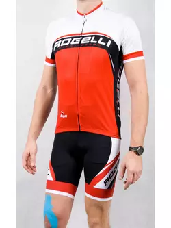 ROGELLI ANCONA - pánský cyklistický dres, bílo-červený