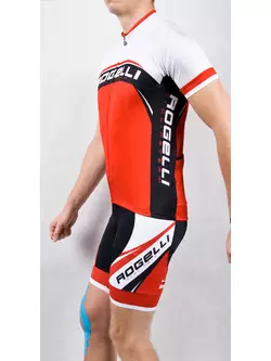 ROGELLI ANCONA - pánský cyklistický dres, bílo-červený