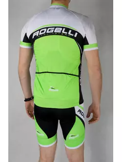 ROGELLI ANCONA - pánský cyklistický dres, bílo-zelený