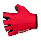 ROGELLI BELCHER - cyklistické rukavice, Červené