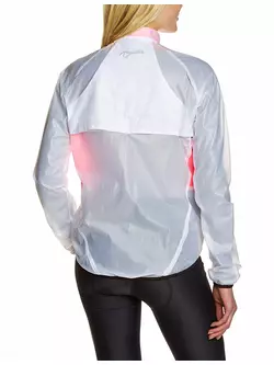 ROGELLI CANELLI dámská cyklistická bunda, nepromokavá, barva: průhledná-růžová