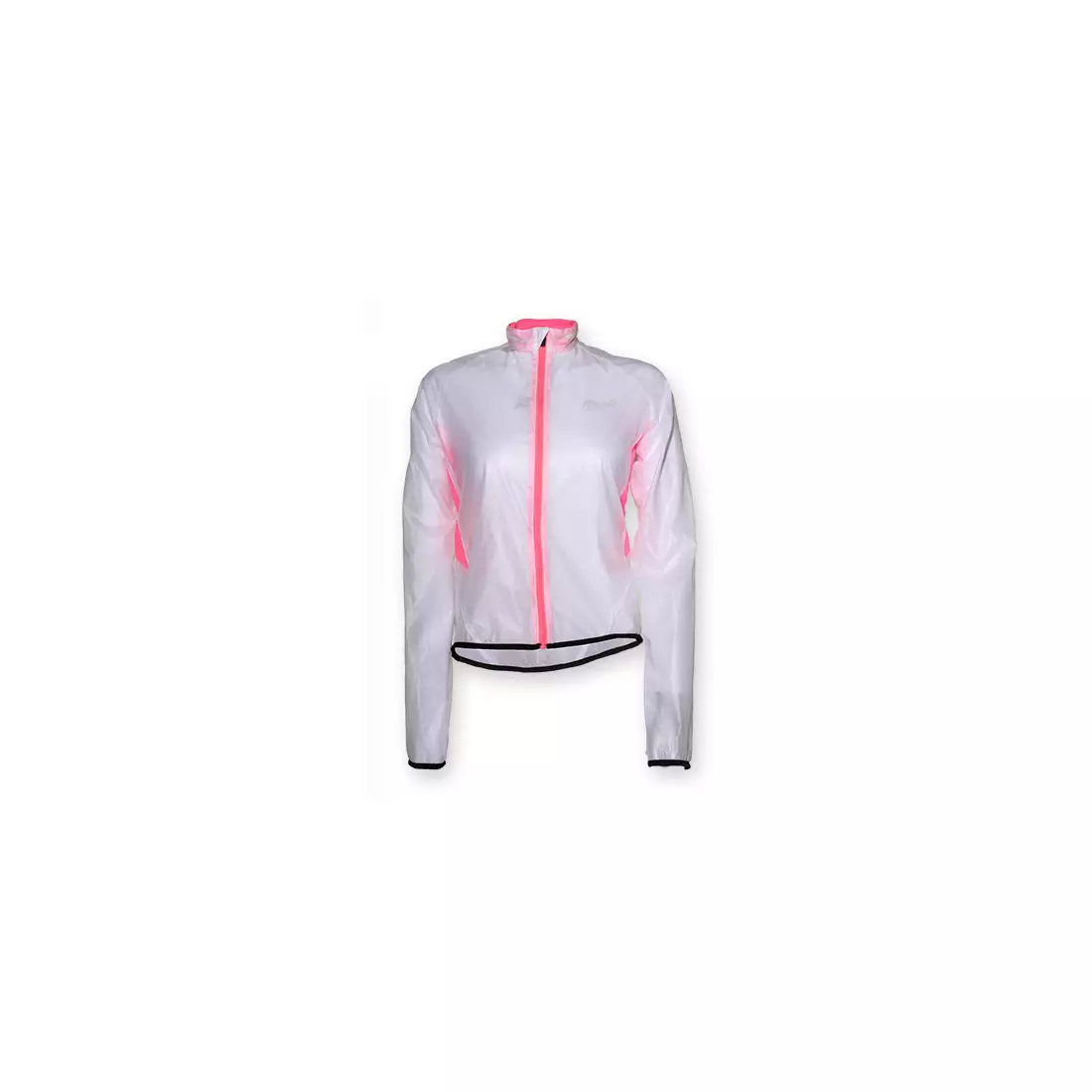 ROGELLI CANELLI dámská cyklistická bunda, nepromokavá, barva: průhledná-růžová
