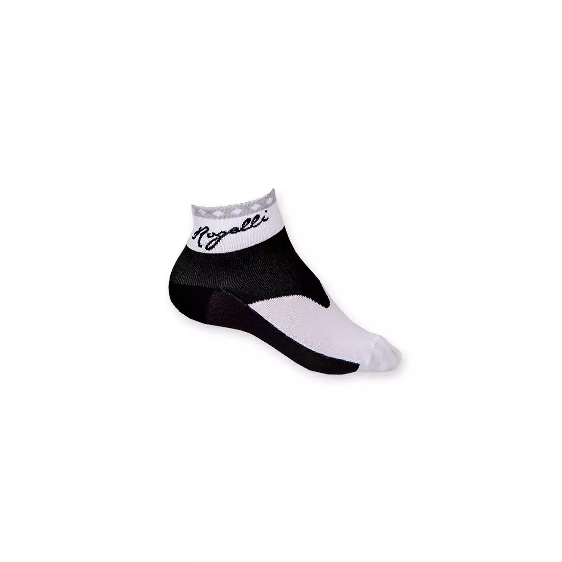 ROGELLI RCS-07 - Q-SKIN  - dámské cyklistické ponožky, bílé a černé