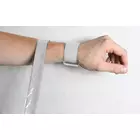Reflexní rolovací pásek. stříbrný