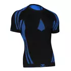 TERVEL OPTILINE LIGHT MOD-02 - pánské zateplené triko s krátkým rukávem, barva: Černá a modrá