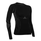 TERVEL - OPTILINE MOD-02 - dámské tričko s dlouhým rukávem, barva: Černá a šedá