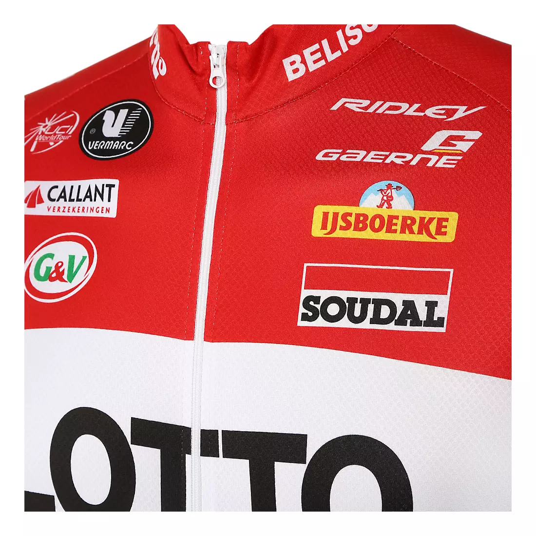 VERMARC - LOTTO BELISOL 2014 cyklistický dres, celopropínací