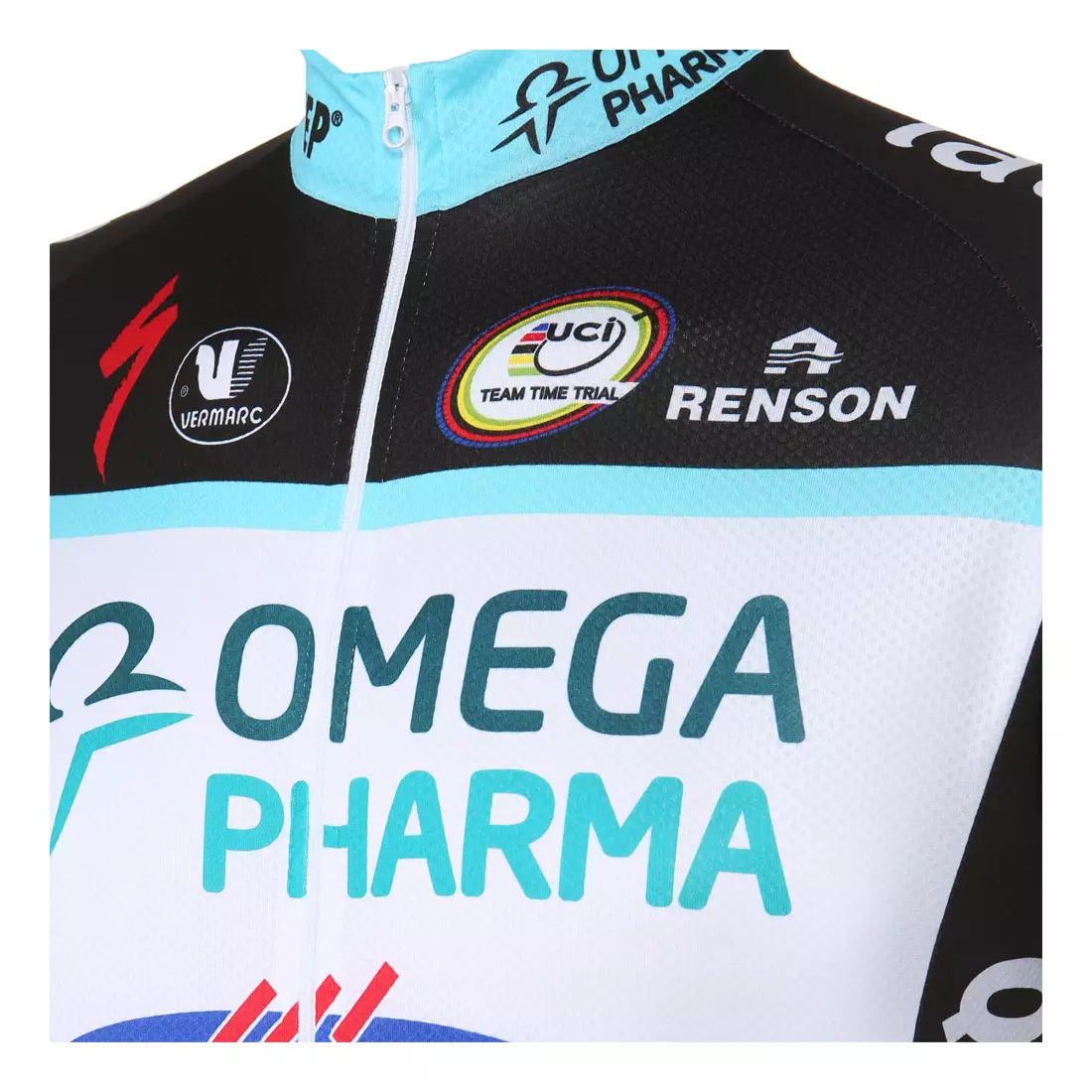 VERMARC - OMEGA PHARMA 2014 cyklistický dres, celopropínací
