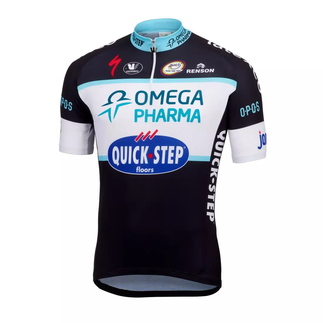 VERMARC - OMEGA PHARMA 2014 cyklistický dres, krátký zip