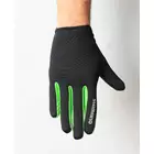 Zimní rukavice SHIMANO Windbreak ECWGLBWLS32, barva: Černá a zelená