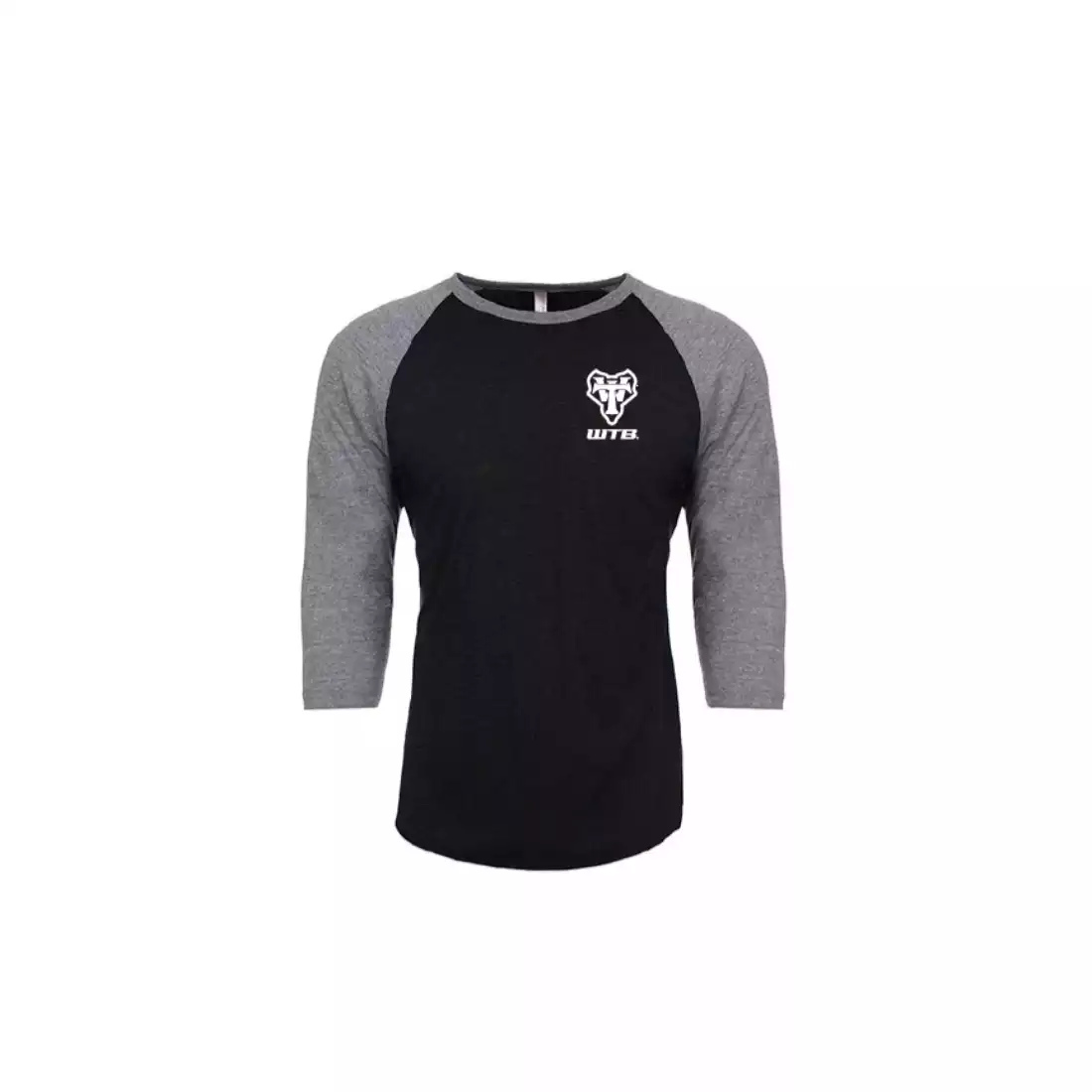 WTB RAGLAN dámské tričko s 3/4 rukávem, šedo-černá