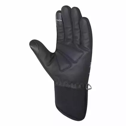 CHIBA zimní cyklistické rukavice RAIN PRO, Primaloft black-fluo 3120122