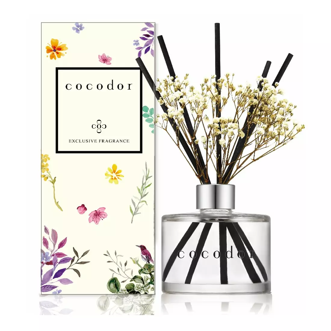 COCODOR aroma difuzér s tyčinkami daffodil, flower, white musk 200 ml