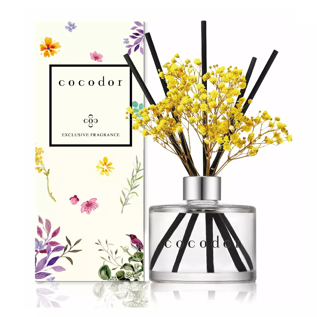 COCODOR aroma difuzér s tyčinkami daffodil, vanilla &amp; sandalwood 120 ml